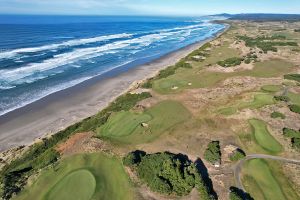 Bandon Dunes 12th Coast Aerial